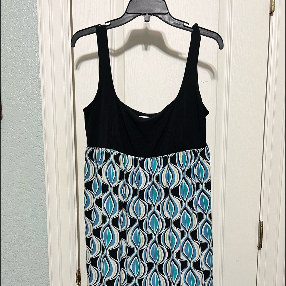 Cute sleeveless blue summer dress